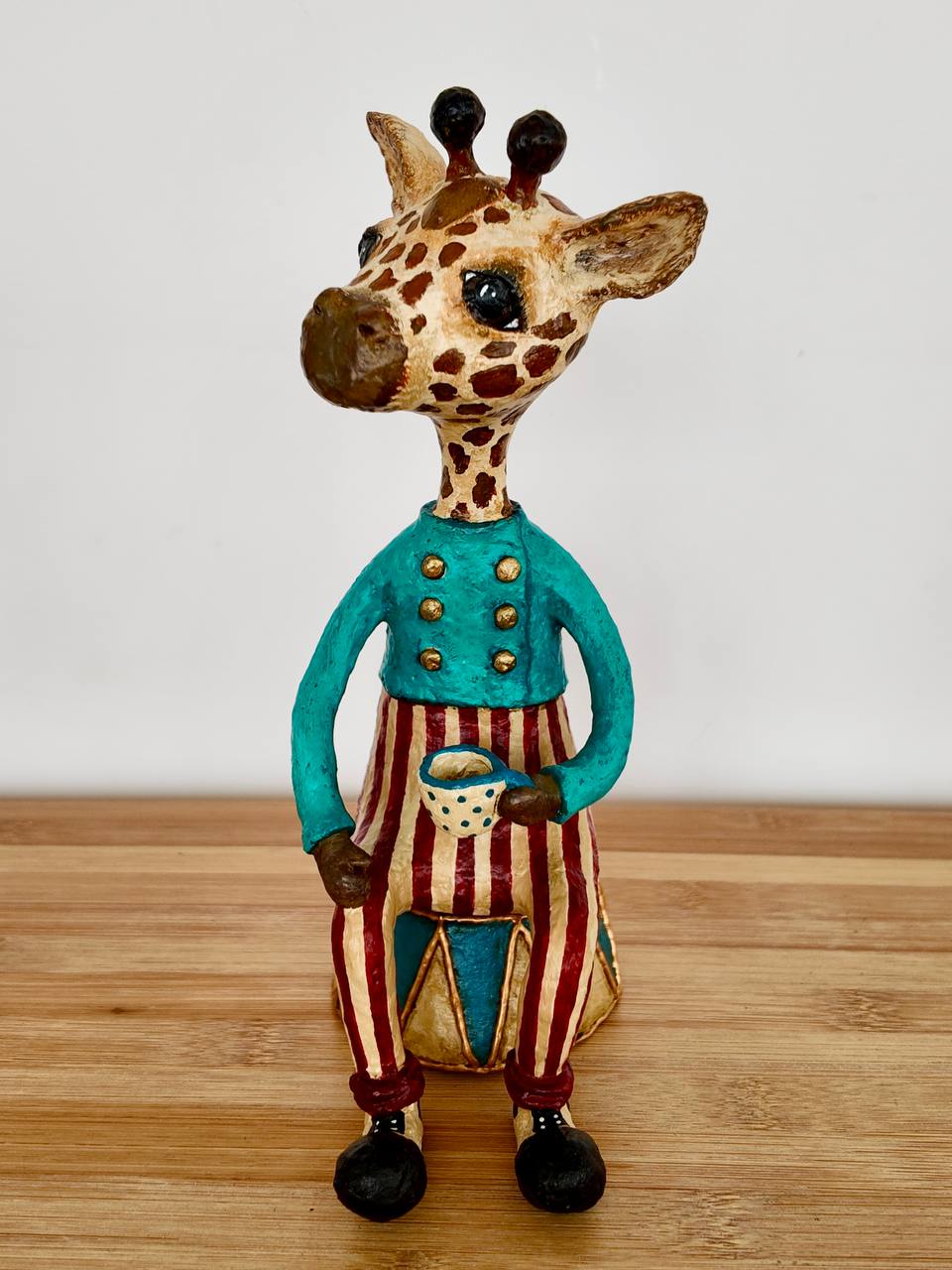 A Quiet Sip of Anticipation  Series “Echoes of the Old Circus”