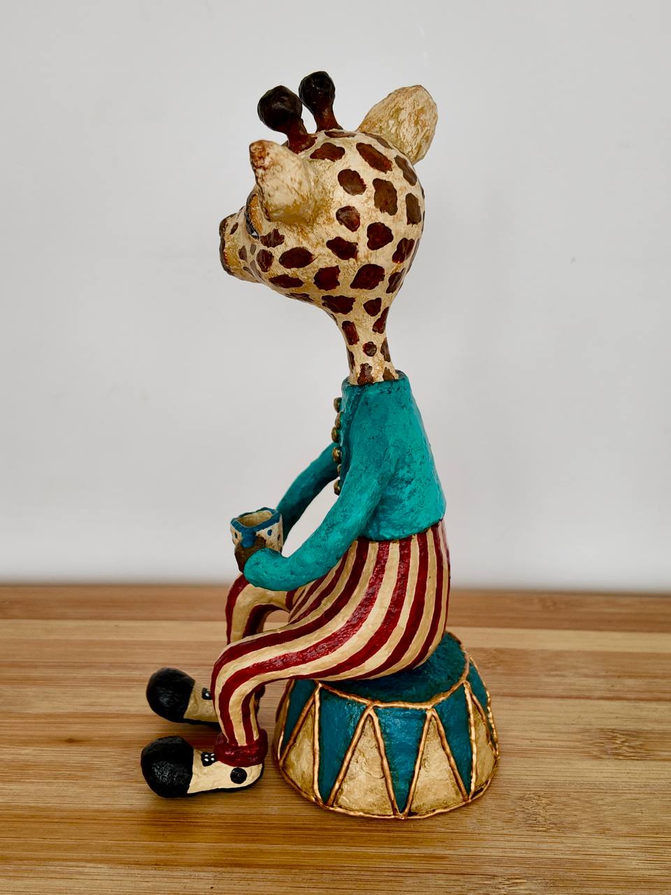 A Quiet Sip of Anticipation  Series “Echoes of the Old Circus”