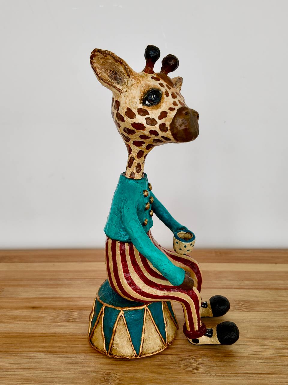 A Quiet Sip of Anticipation  Series “Echoes of the Old Circus”